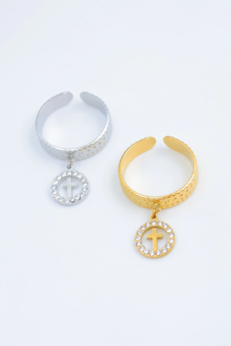 Bague en acier inoxydable ajustable 3