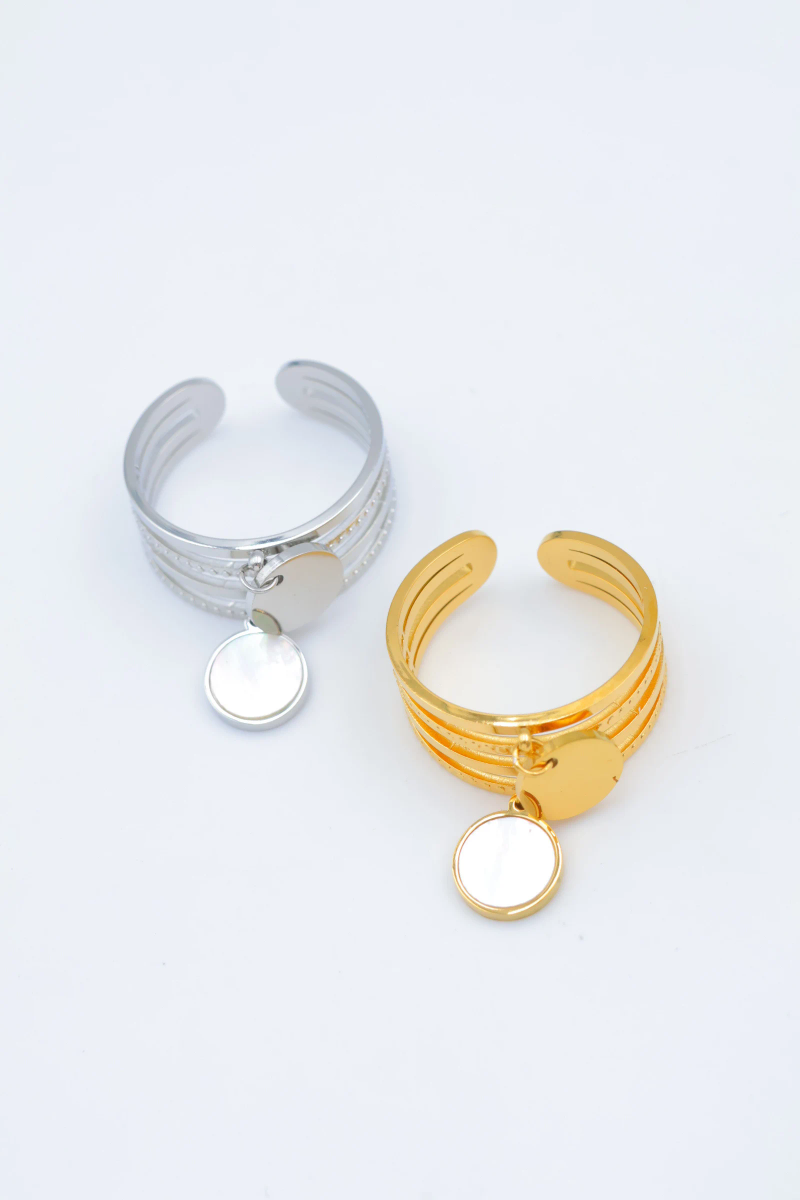Bague en acier inoxydable ajustable 2