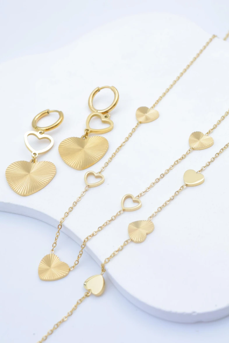 Parure de bijoux en acier inoxydable 3