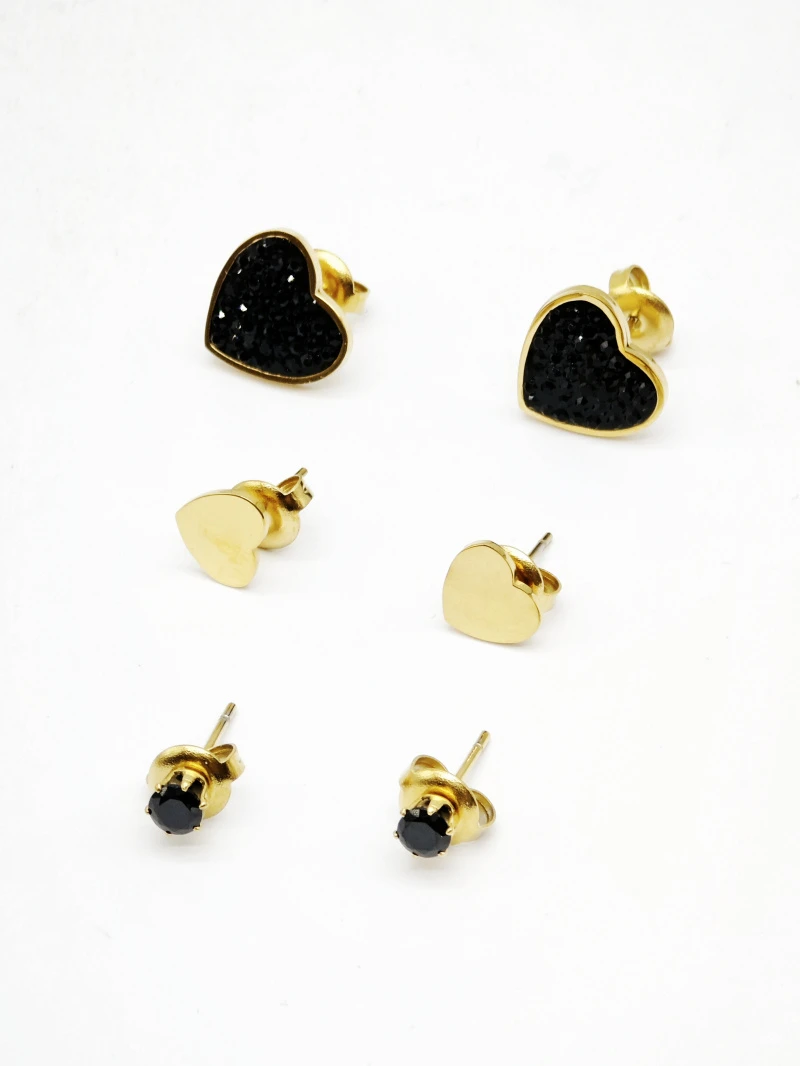 Boucles d'oreilles en acier inoxydable 2