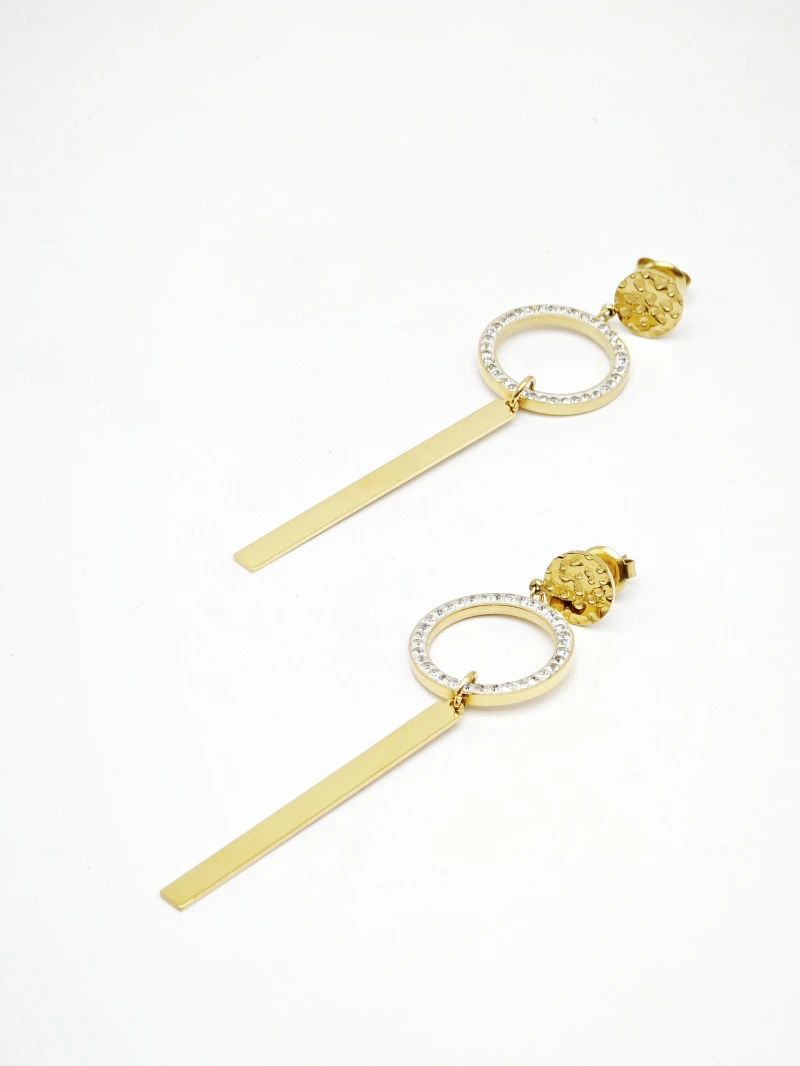 Boucles d'oreilles en acier inoxydable 2