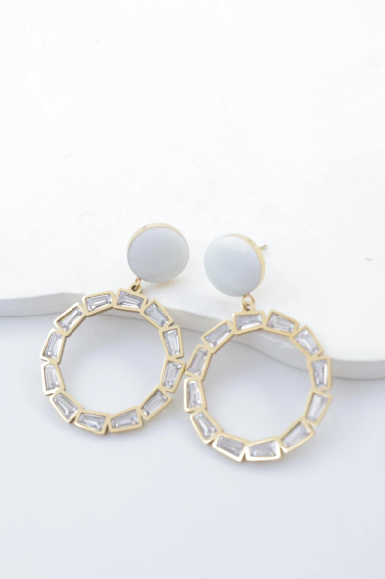 Boucles d'oreilles en acier inoxydable 2