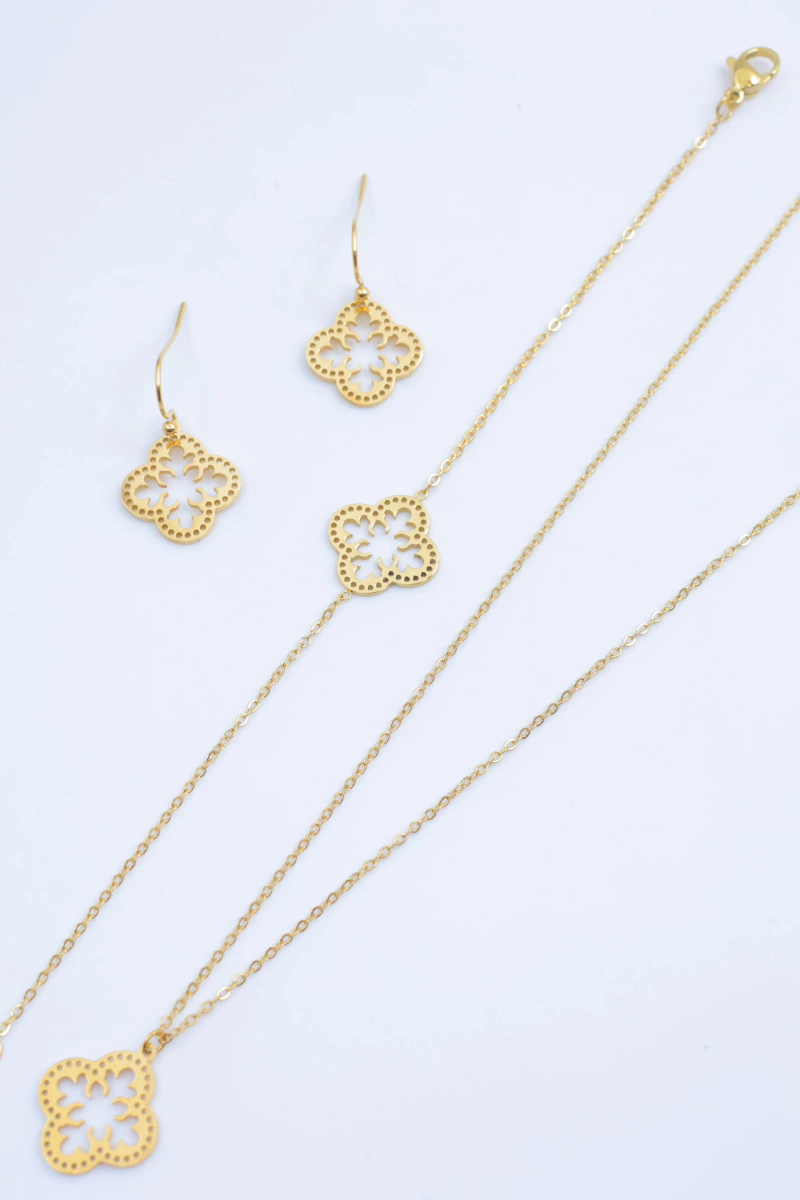 Stainless steel jewelry set 2