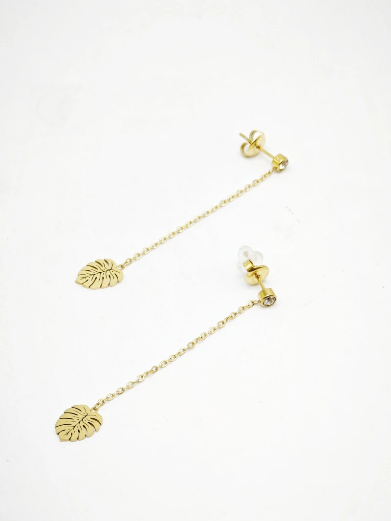 Boucles d'oreilles en acier inoxydable 2