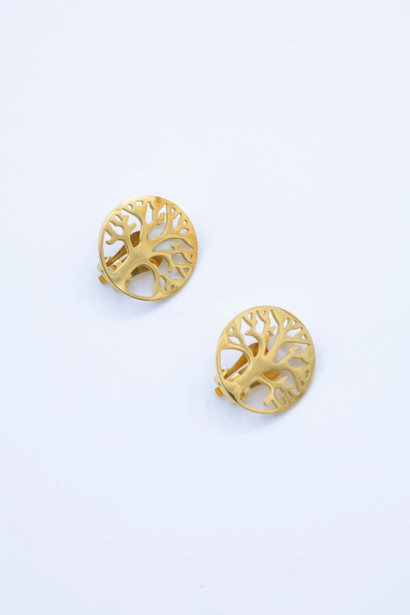Stainless steel clip-on earrings 2