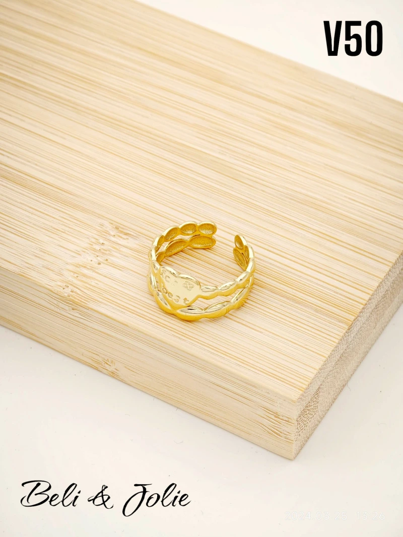 Adjustable stainless steel ring 2