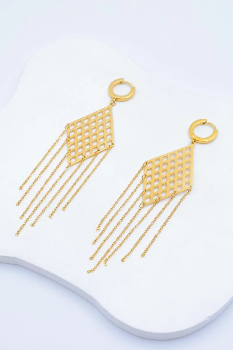 Boucles d'oreilles en acier inoxydable 2