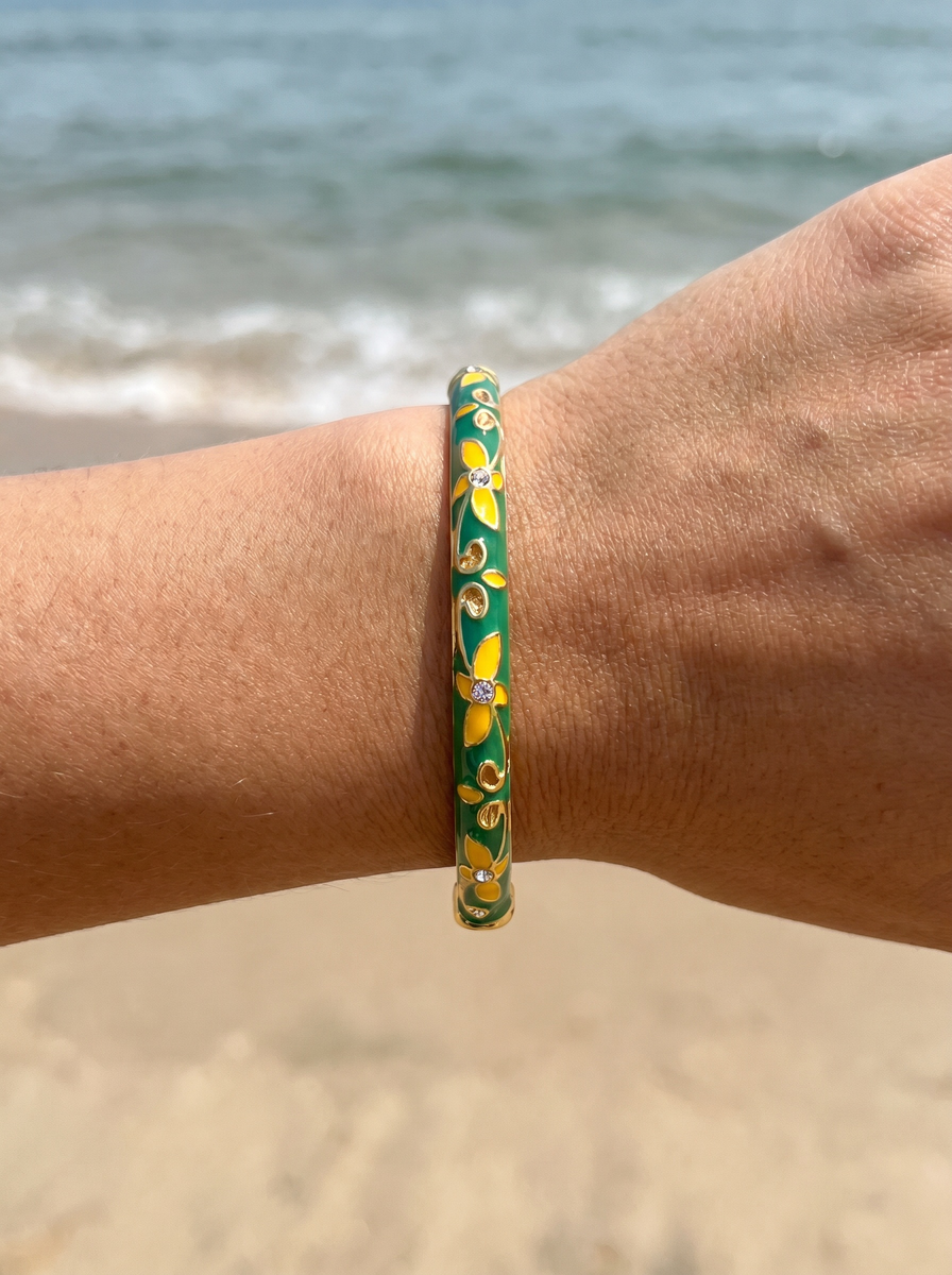Bracelet jonc thaïlandaise en laiton