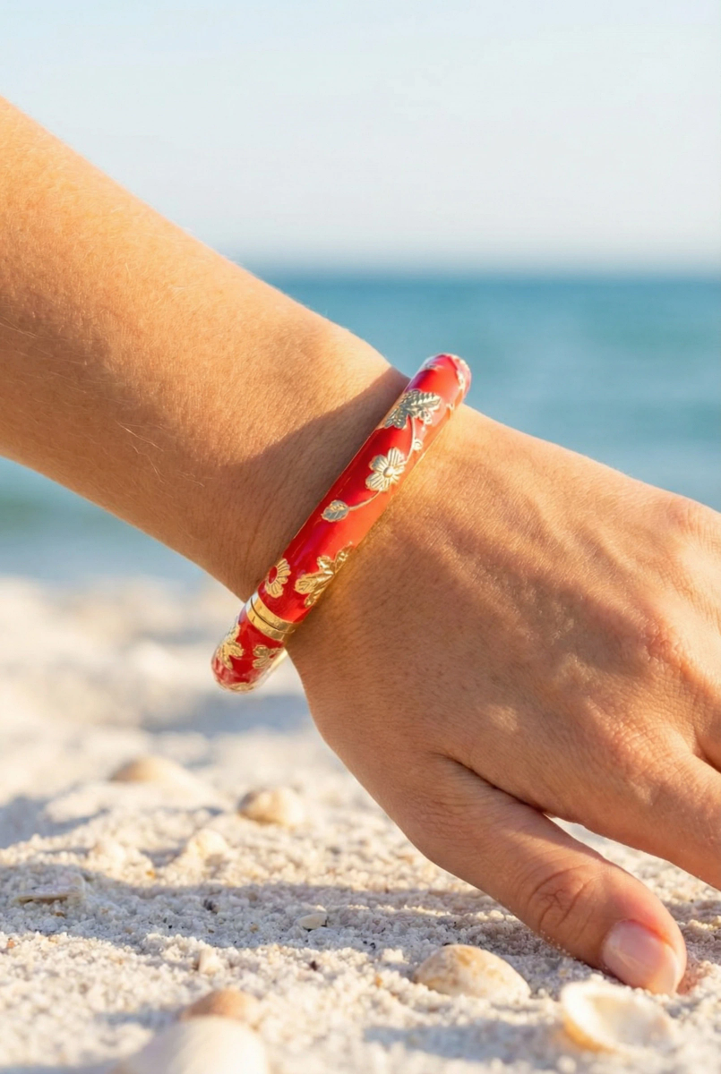 Bracelet jonc thaïlandaise en laiton