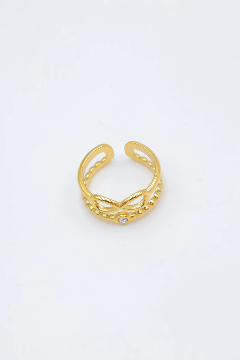 Bague en acier inoxydable ajustable 2