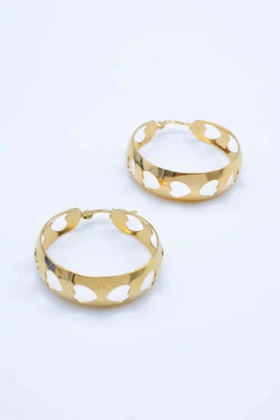 Stainless steel hoop earrings 2