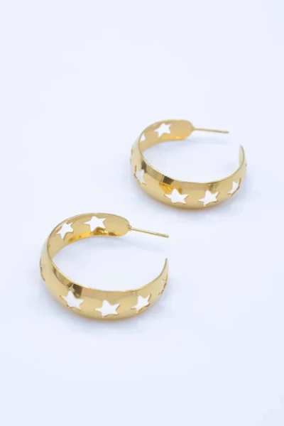 Stainless steel hoop earrings 4