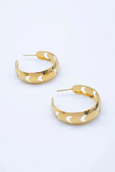 Stainless steel hoop earrings 4