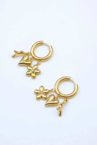 Stainless steel earrings 2