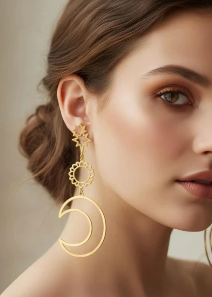 Stainless steel earrings 2