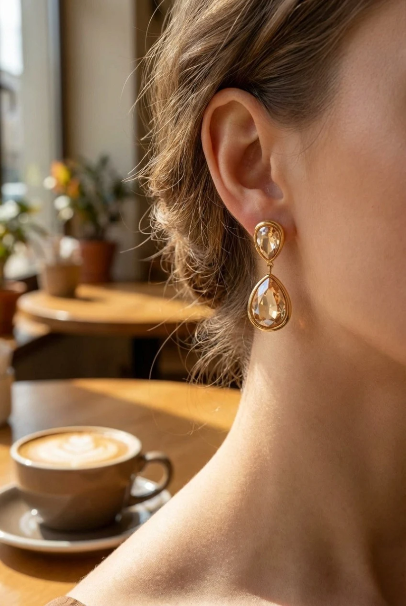 Boucles d'oreilles en acier inoxydable 2