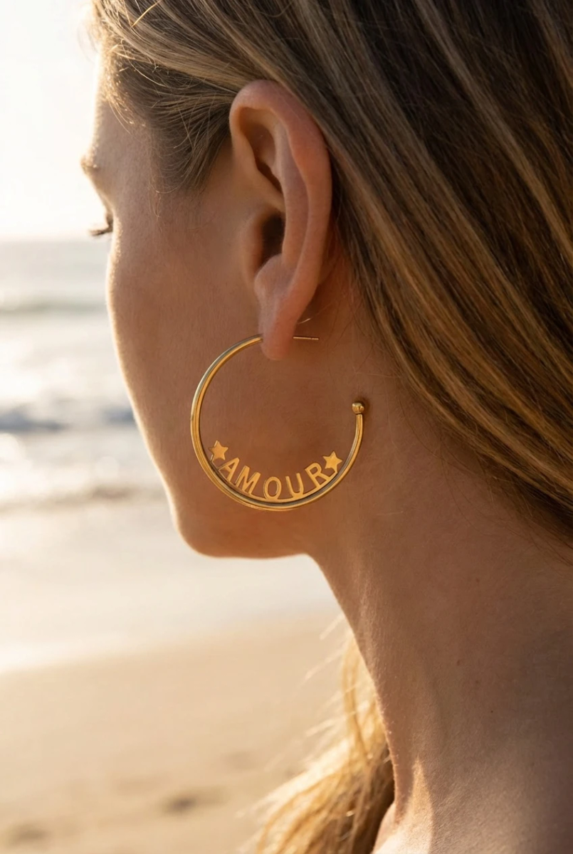 Stainless steel earrings 2