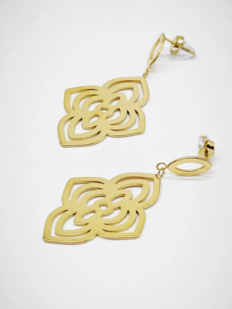 Boucles d'oreilles en acier inoxydable 2