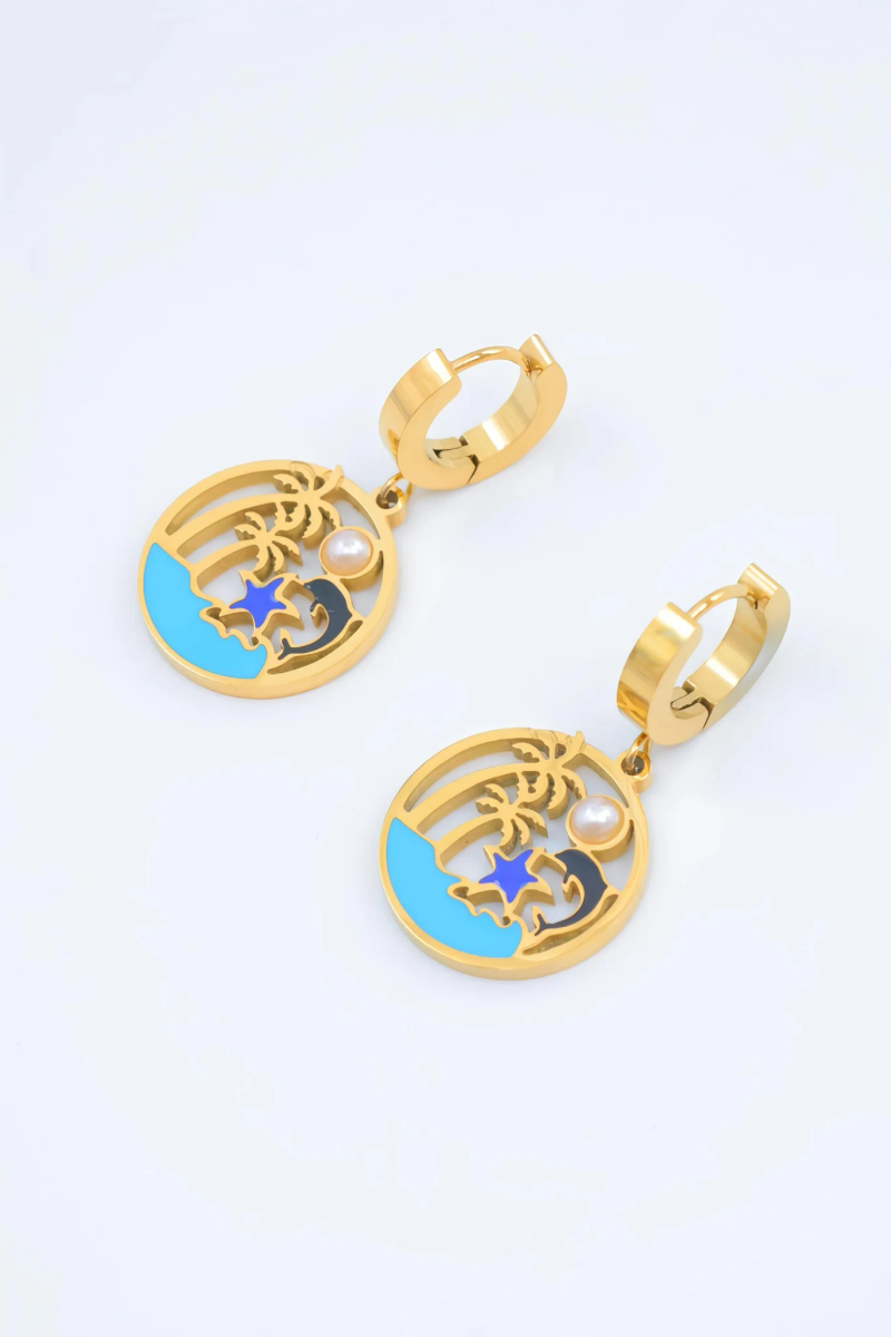 Boucles d'oreilles en acier inoxydable 2