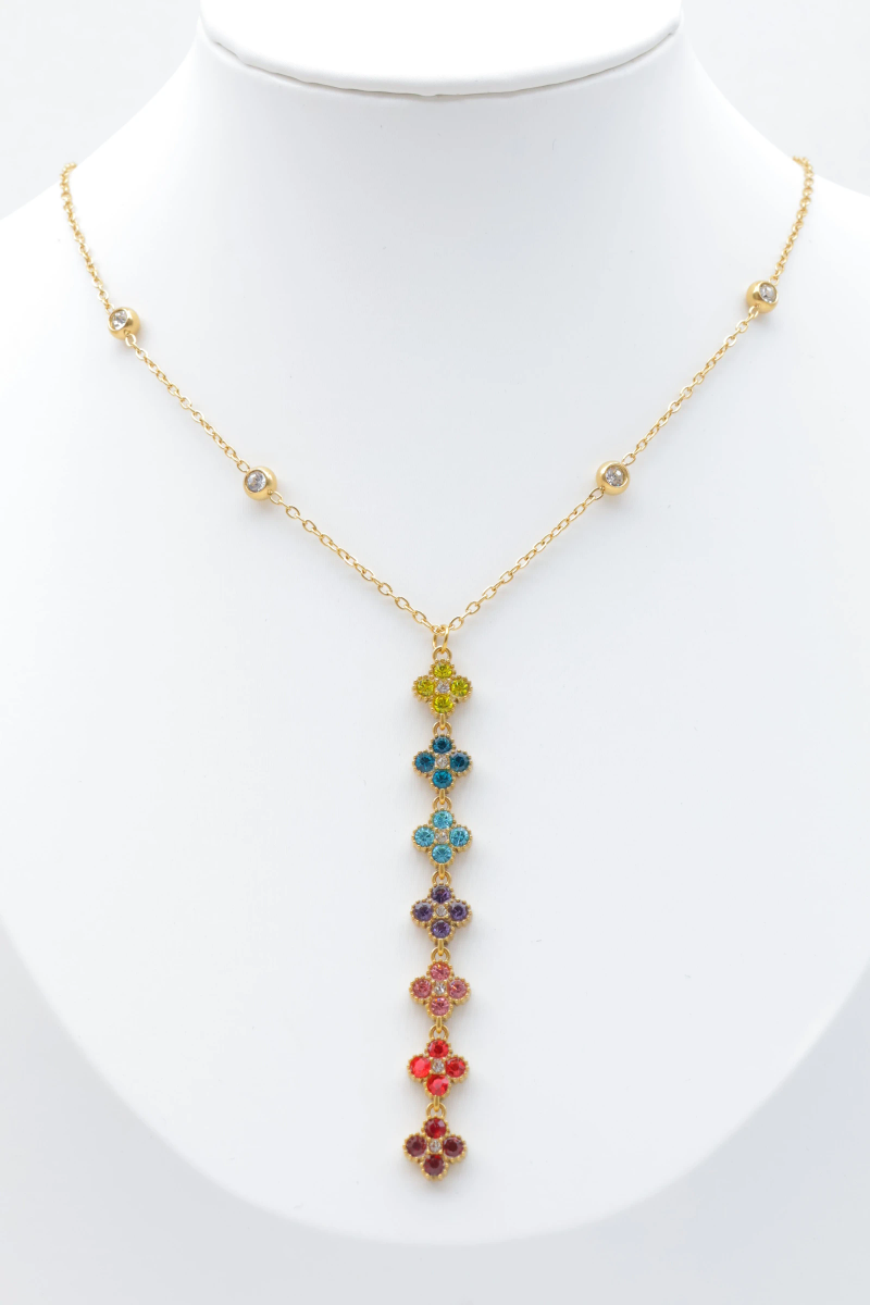 Stainless steel y-necklace 2