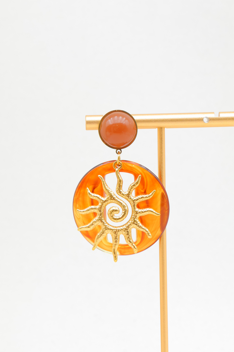 Boucles d'oreilles en acier inoxydable