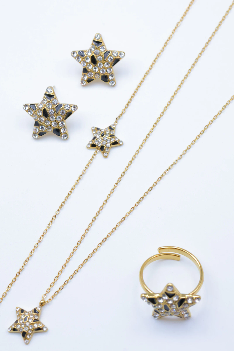 Stainless steel jewelry set 2