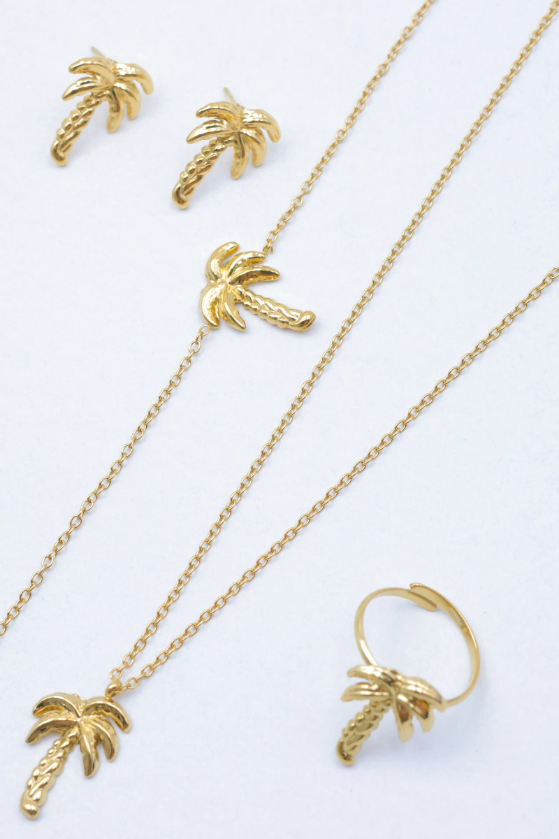Stainless steel jewelry set 2
