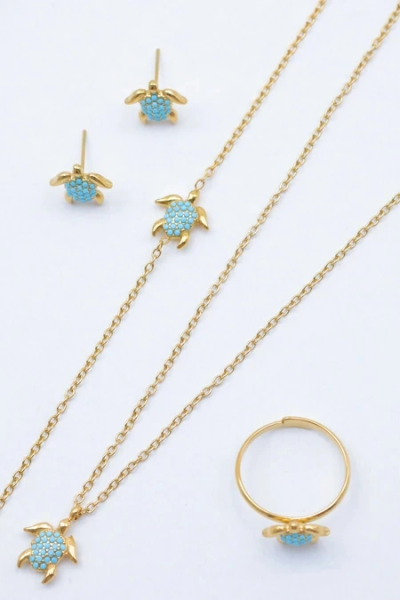 Stainless steel jewelry set 2