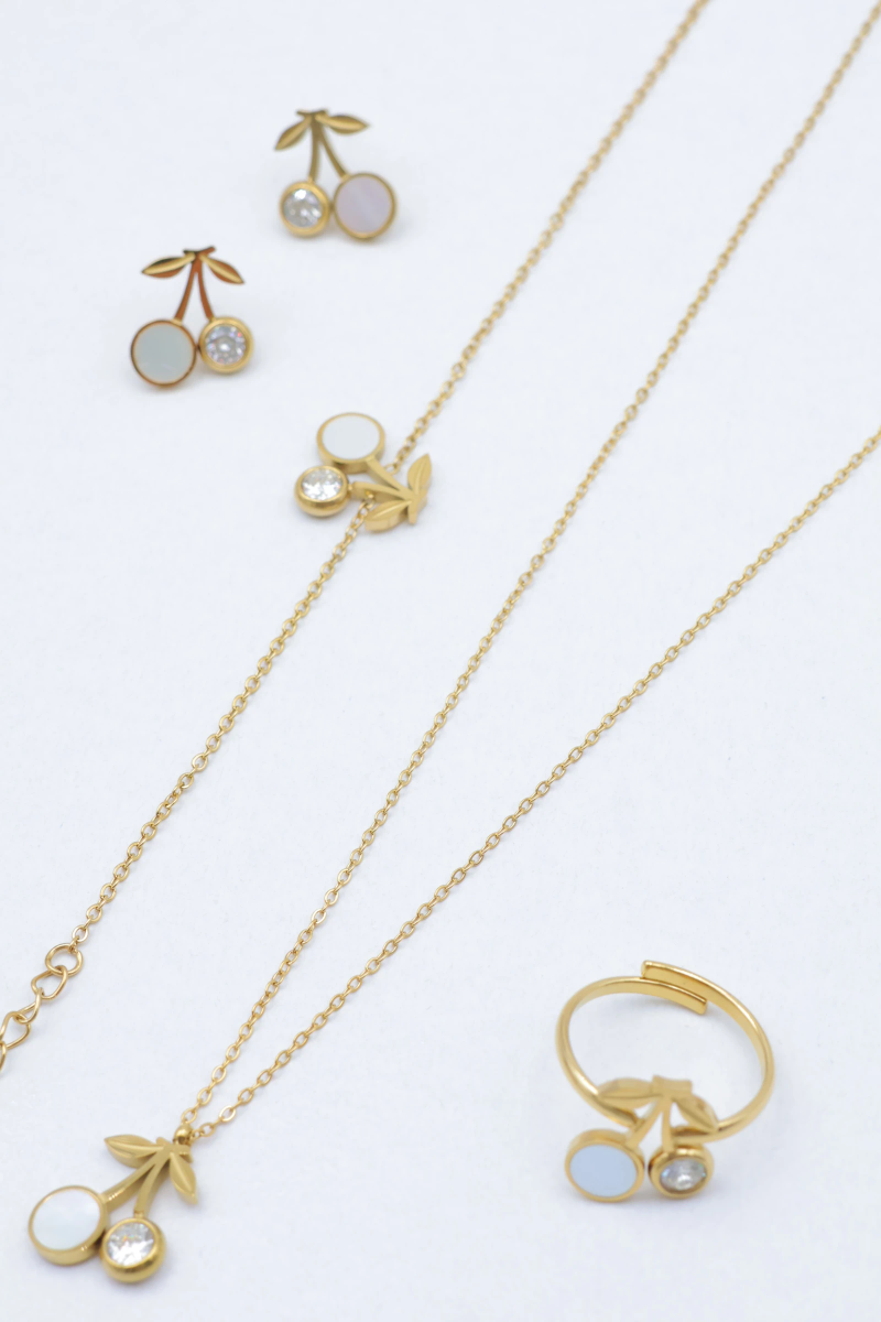 Stainless steel jewelry set 2