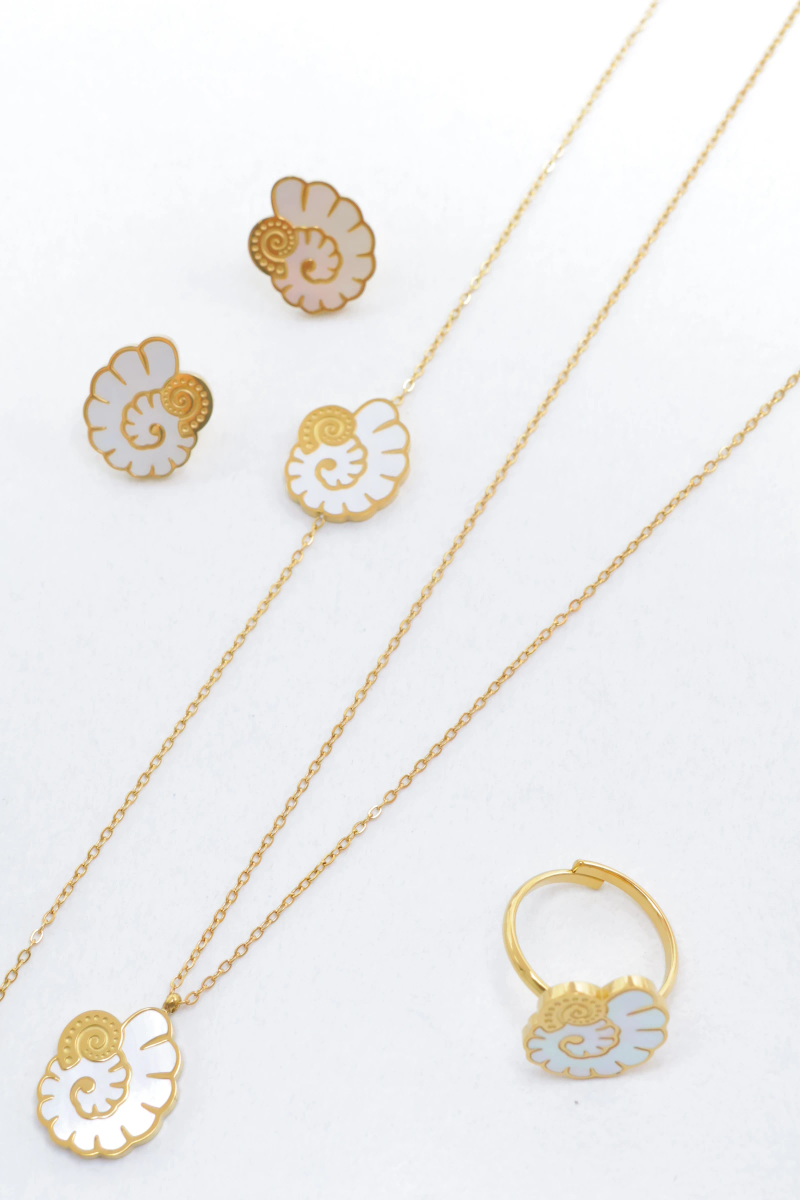 Stainless steel jewelry set 2