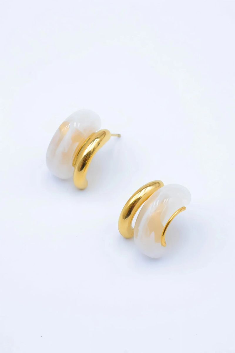 Boucles d'oreilles en acier inoxydable 2