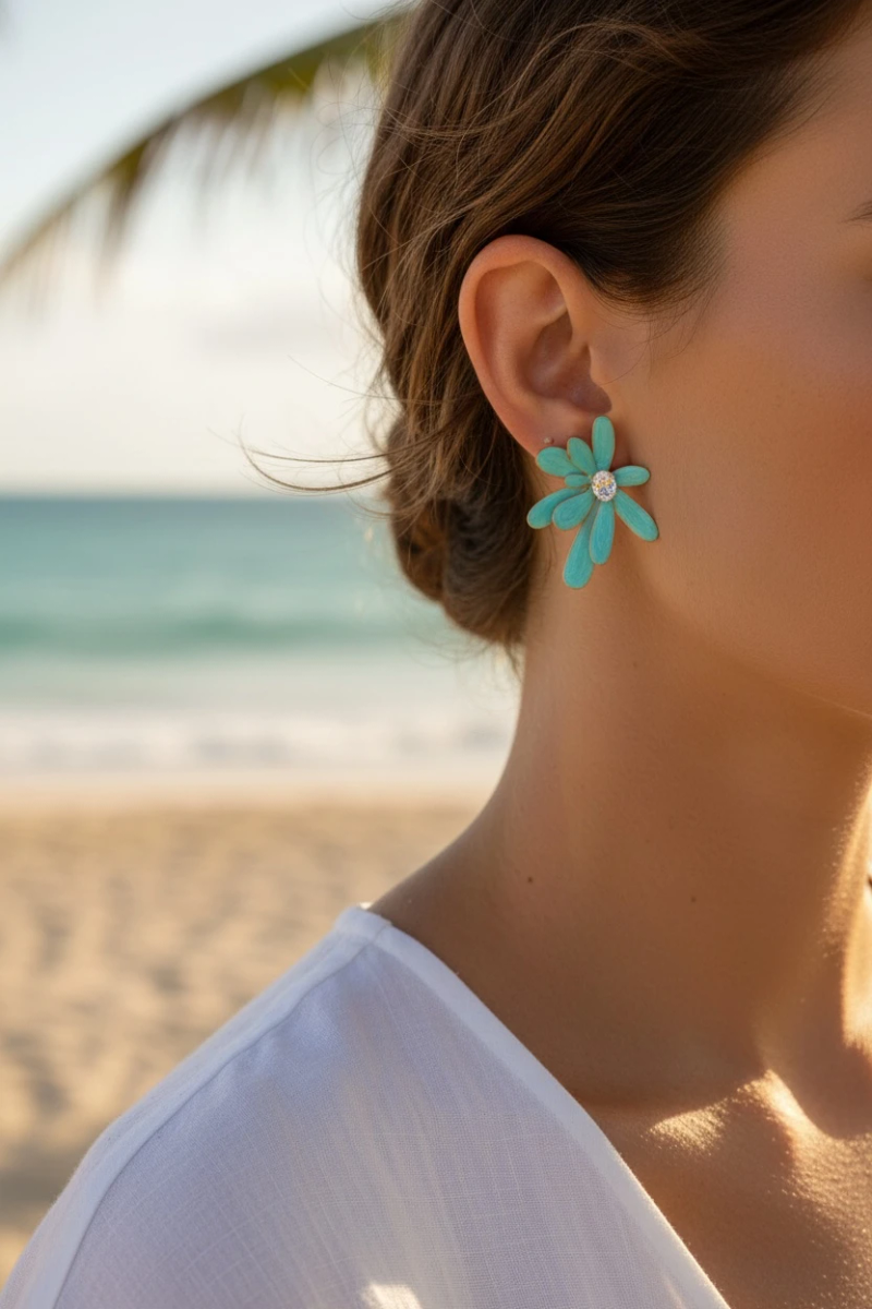 Boucles d'oreilles en acier inoxydable