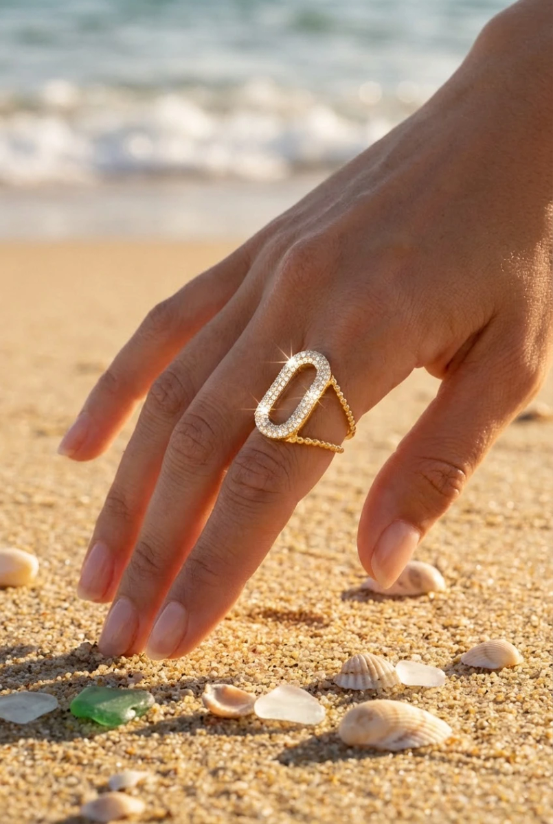 Bague ajustable en acier inoxydable