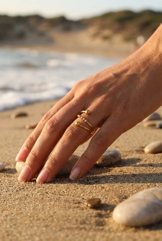 Bague en acier inoxydable ajustable