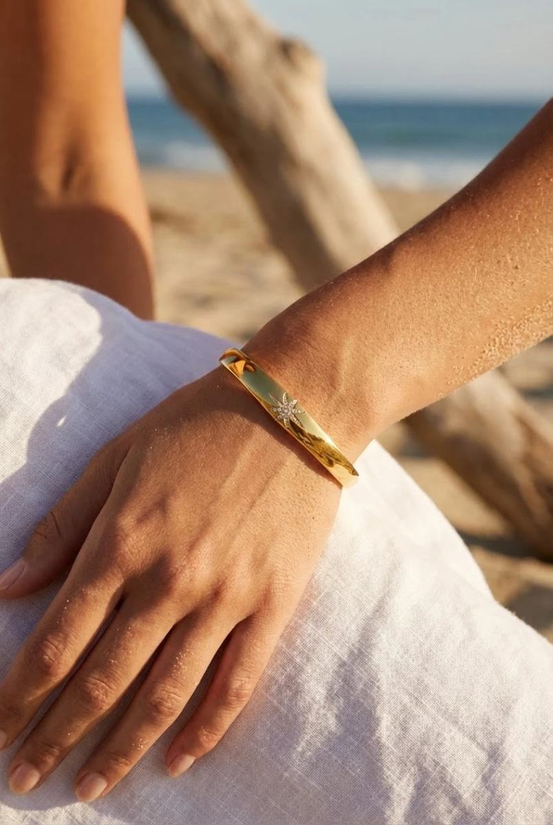 Bracelet jonc en acier inoxydable