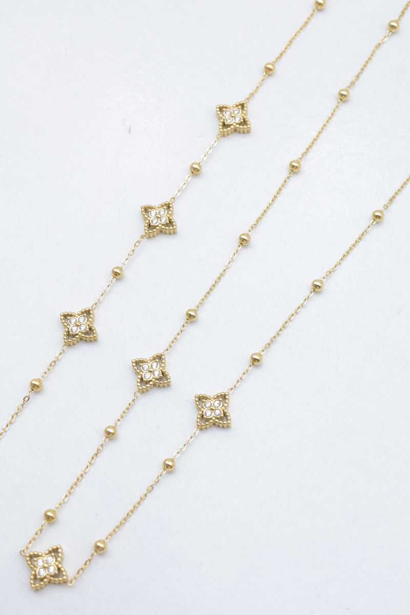 Parure de bijoux en acier inoxydable