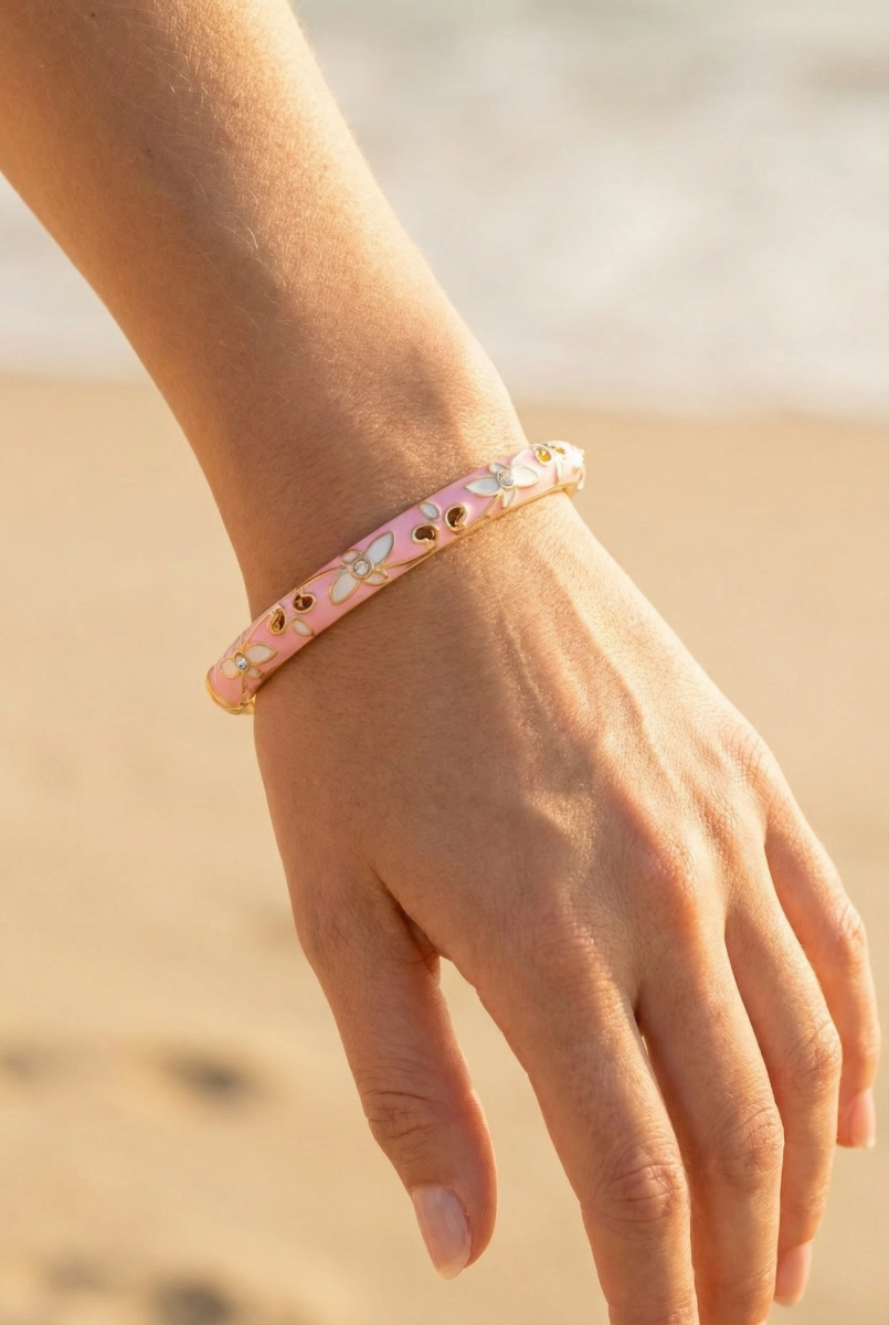 Bracelet jonc en laiton 2