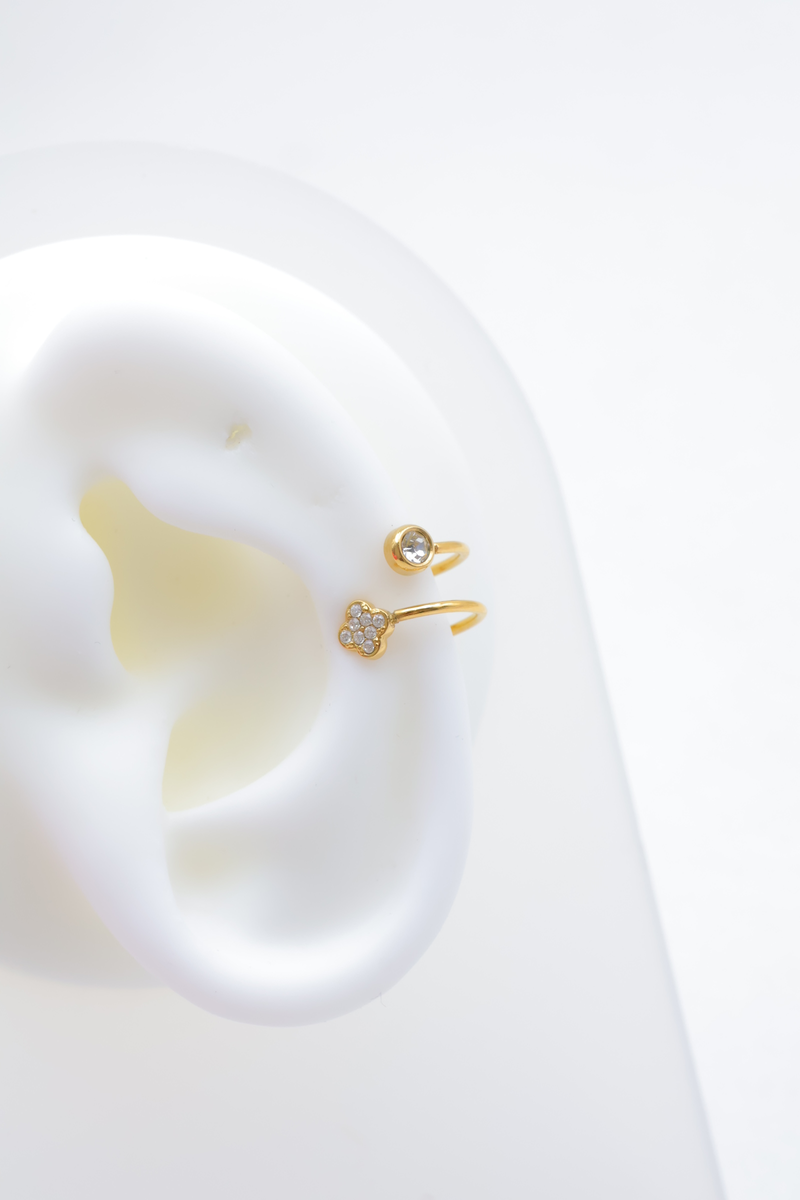 Boucles d'oreilles en acier inoxydable